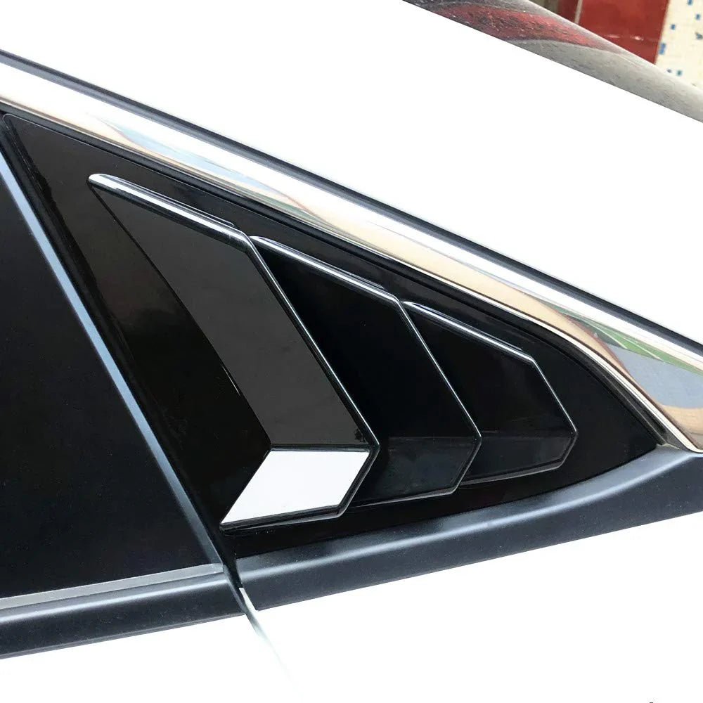 Honda Civic X Side Window Quarter Louver Covers – Black | Sialkot Motorsports