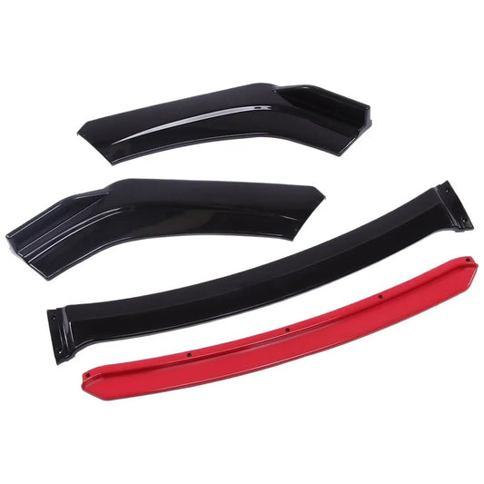 Car Front Bumper Splitter – ABS Plastic Lip Kit (4 PCS) | Sialkot Motorsports