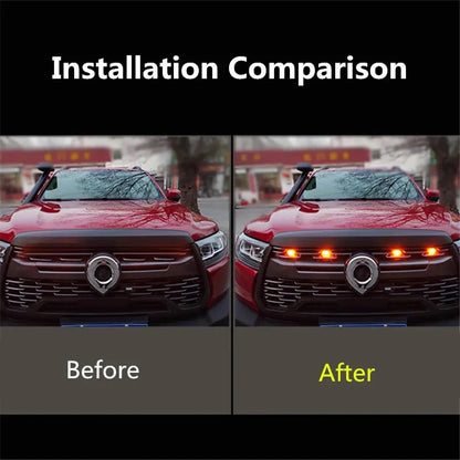 4 PCS Universal Amber Grill Lights | Sialkot Motorsports