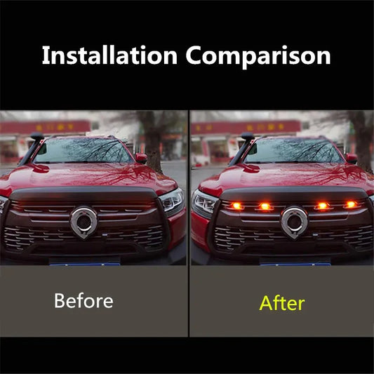 4 PCS Universal Amber Grill Lights | Sialkot Motorsports