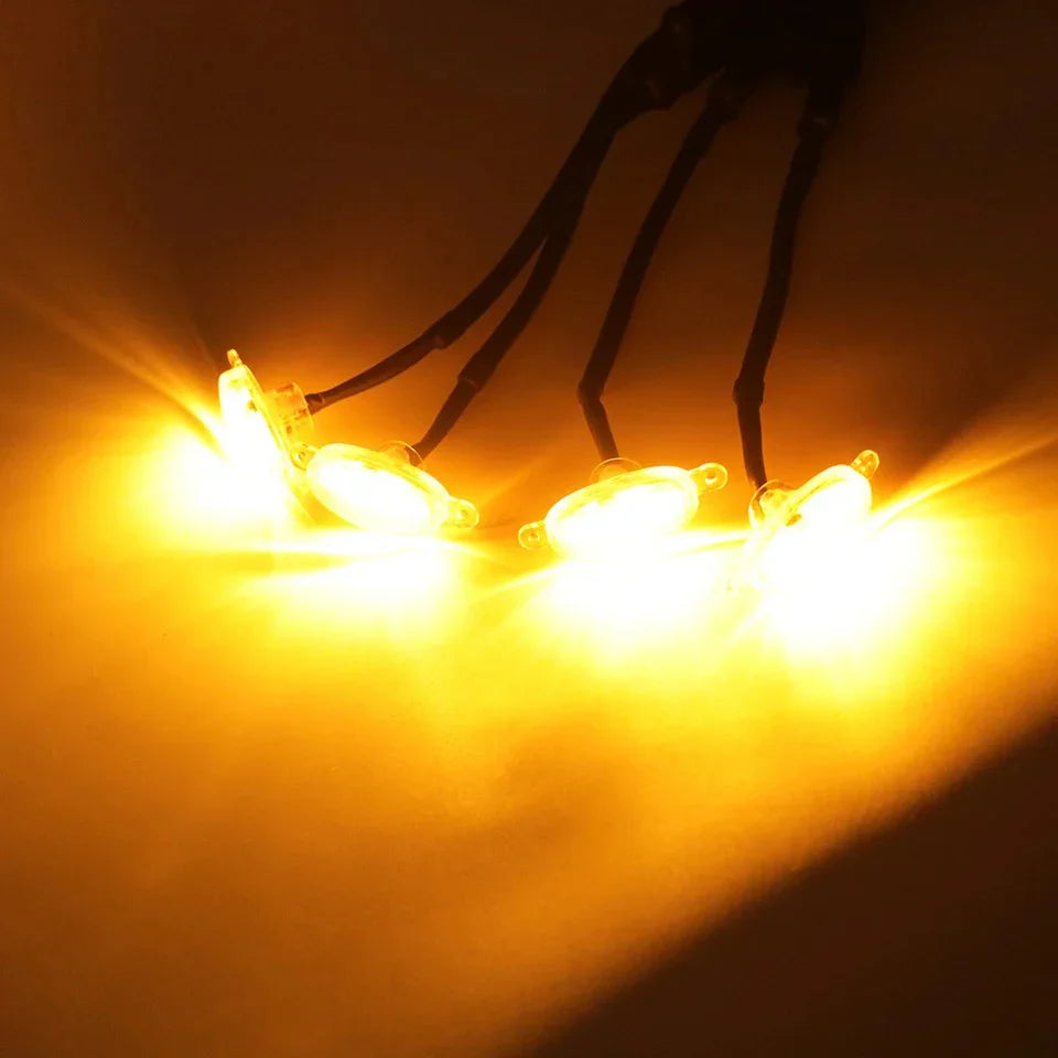 4 PCS Universal Amber Grill Lights | Sialkot Motorsports