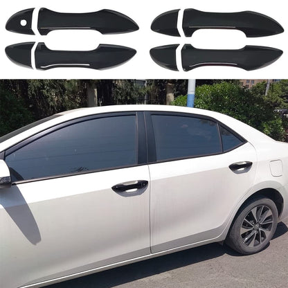 Toyota Corolla 2015 Door Handle Covers – Carbon Fiber / Glossy Black | Sialkot Motorsports