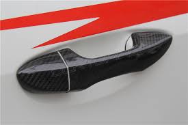 Toyota Corolla 2015 Door Handle Covers – Carbon Fiber / Glossy Black | Sialkot Motorsports