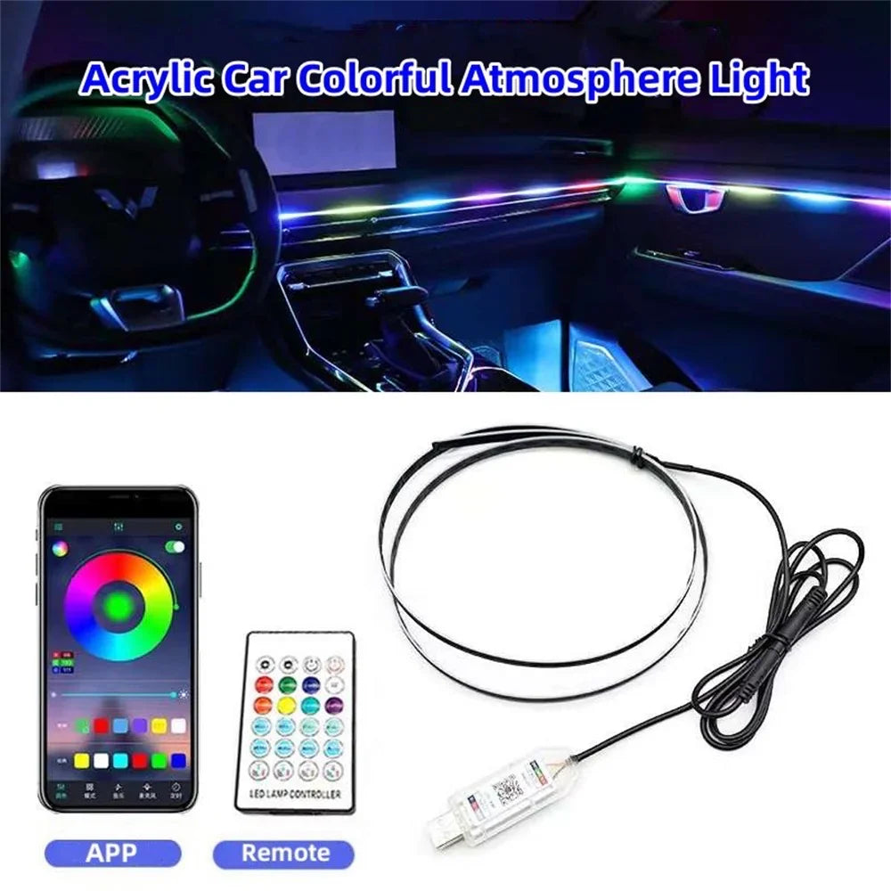 2 PCS Car Dashboard Ambient Light Strip | Sialkot Motorsports