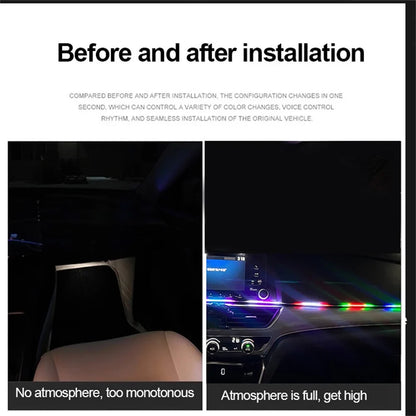2 PCS Car Dashboard Ambient Light Strip | Sialkot Motorsports