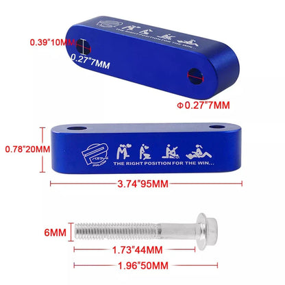 Car Bonnet Hood Spacer – Aluminum Lift Kit (2 PCS) | Sialkot Motorsports