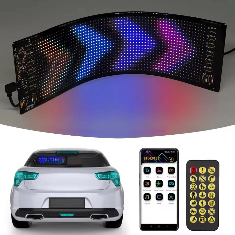 Universal LED Matrix Panel – Programmable Display Light | Sialkot Motorsports