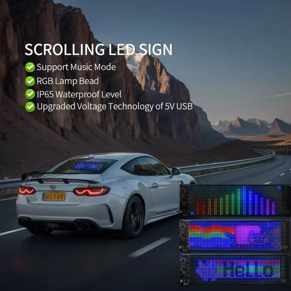Universal LED Matrix Panel – Programmable Display Light | Sialkot Motorsports