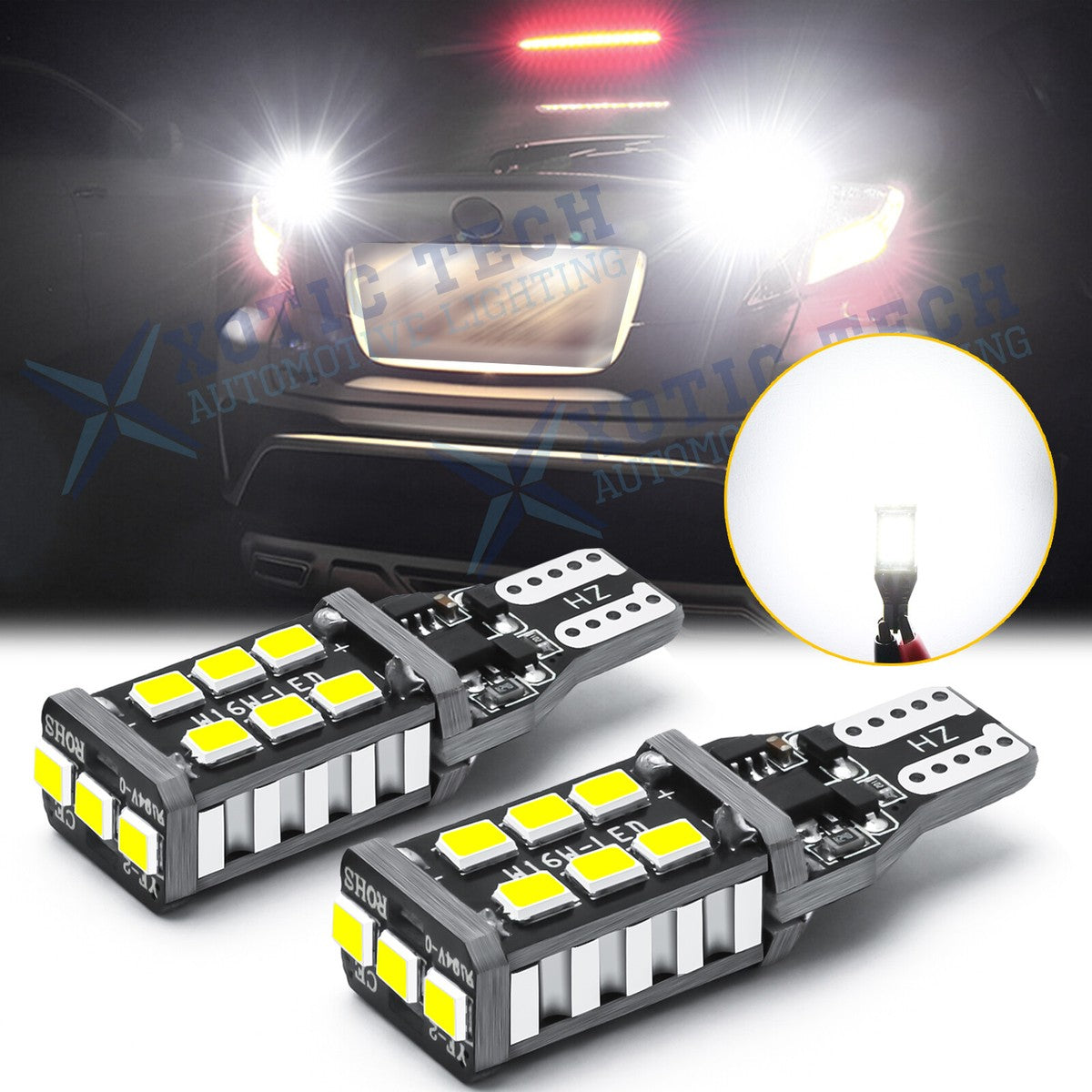 Reverse Bright Light Bulb 24 SMD LED W16W T15 | Sialkot Motorsports