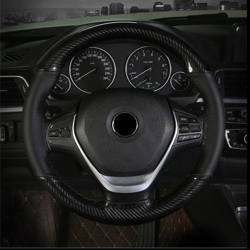 Carbon Fiber Hand Stitched Steering Wheel Cover | Sialkot Motorsports