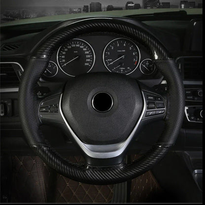 Carbon Fiber Hand Stitched Steering Wheel Cover | Sialkot Motorsports