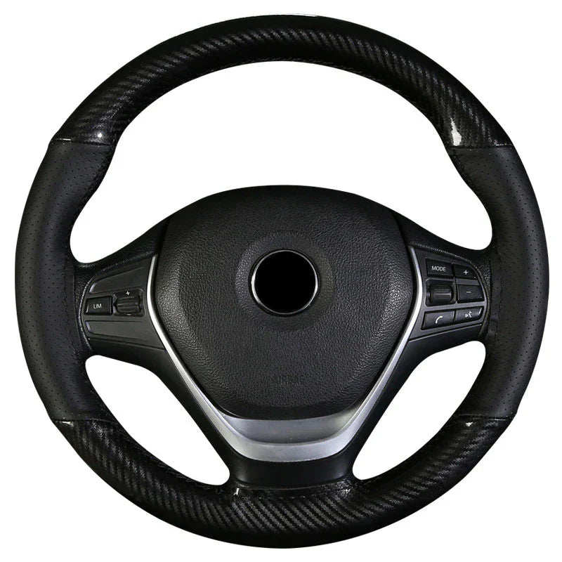Carbon Fiber Hand Stitched Steering Wheel Cover | Sialkot Motorsports