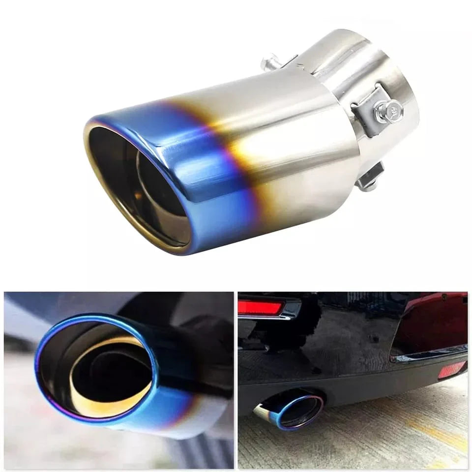 Car Modified Stainless Steel Exhaust Tip – Universal Fit | Sialkot Motorsports